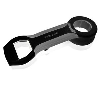 Desfacator multifunctional de sticle si borcane,negru, Vin Bouquet FID021