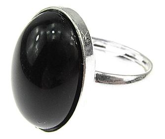 Inel argint reglabil cu onix natural 18x13 MM