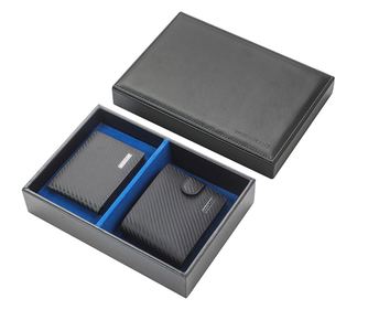 Комплект портфейл и визитник