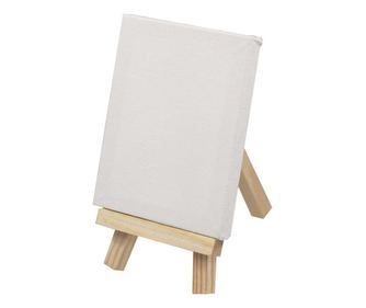 Artina mini állvány bükkfa vászonnal 8x8 cm
