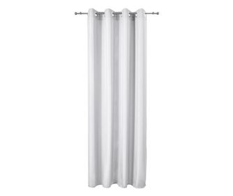Perdea Beautissu Amelie VB, efect usor de intunecare, agatare cu inele, Alb Beautissu, 140х175cm, Alb