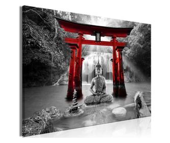 Tablou canvas - Zambetul lui Buddha - 120x80 cm