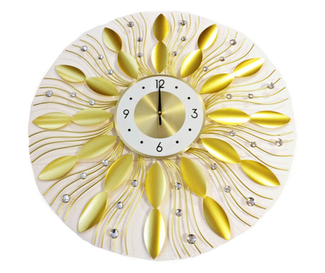 Ceas decorativ elegant, Stil soare, Silentios, 70 cm, 8179-2X