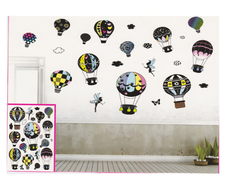 Sticker  decorativ  5D Baloane colorate