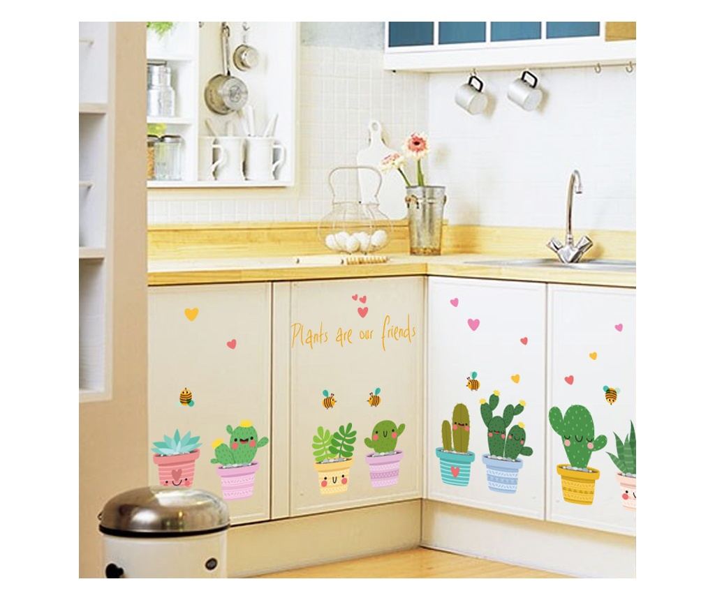 Sticker decorativ, Cactusi, 115 cm, 816STK - 2
