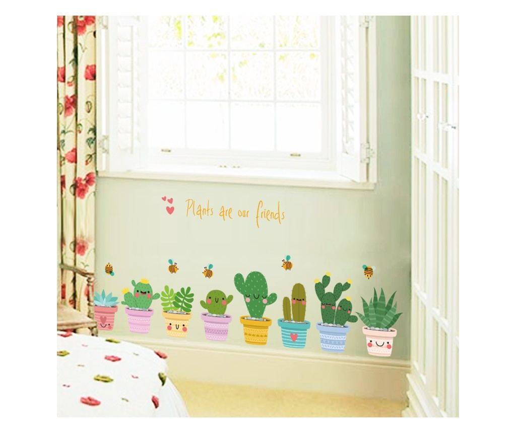 Sticker decorativ, Cactusi, 115 cm, 816STK - 4