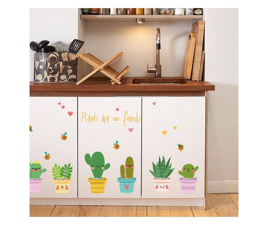 Sticker decorativ, Cactusi, 115 cm, 816STK - 6