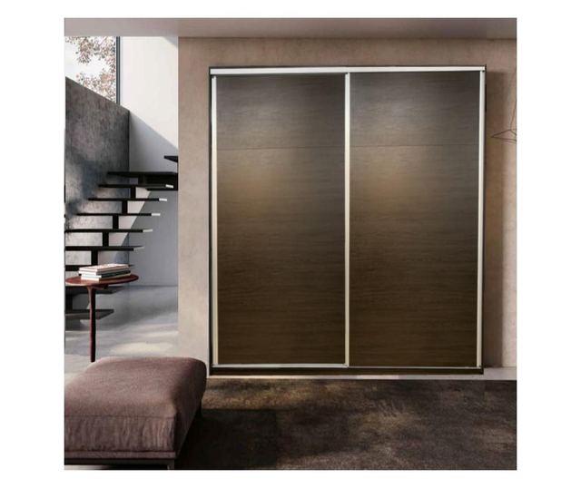 Dulap cu usi culisante, Wenge, H230 x L180 x A60 cm