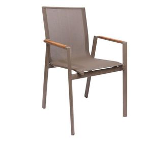 Scaun terasa rossi,47x52x84 cm,cappuccino,aluminiu