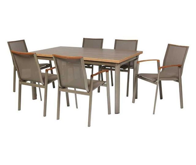 Scaun terasa rossi,47x52x84 cm,cappuccino,aluminiu