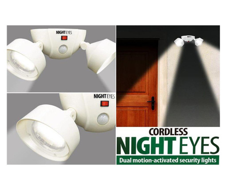 Set becuri LED pivotante cu senzor Night Eyes