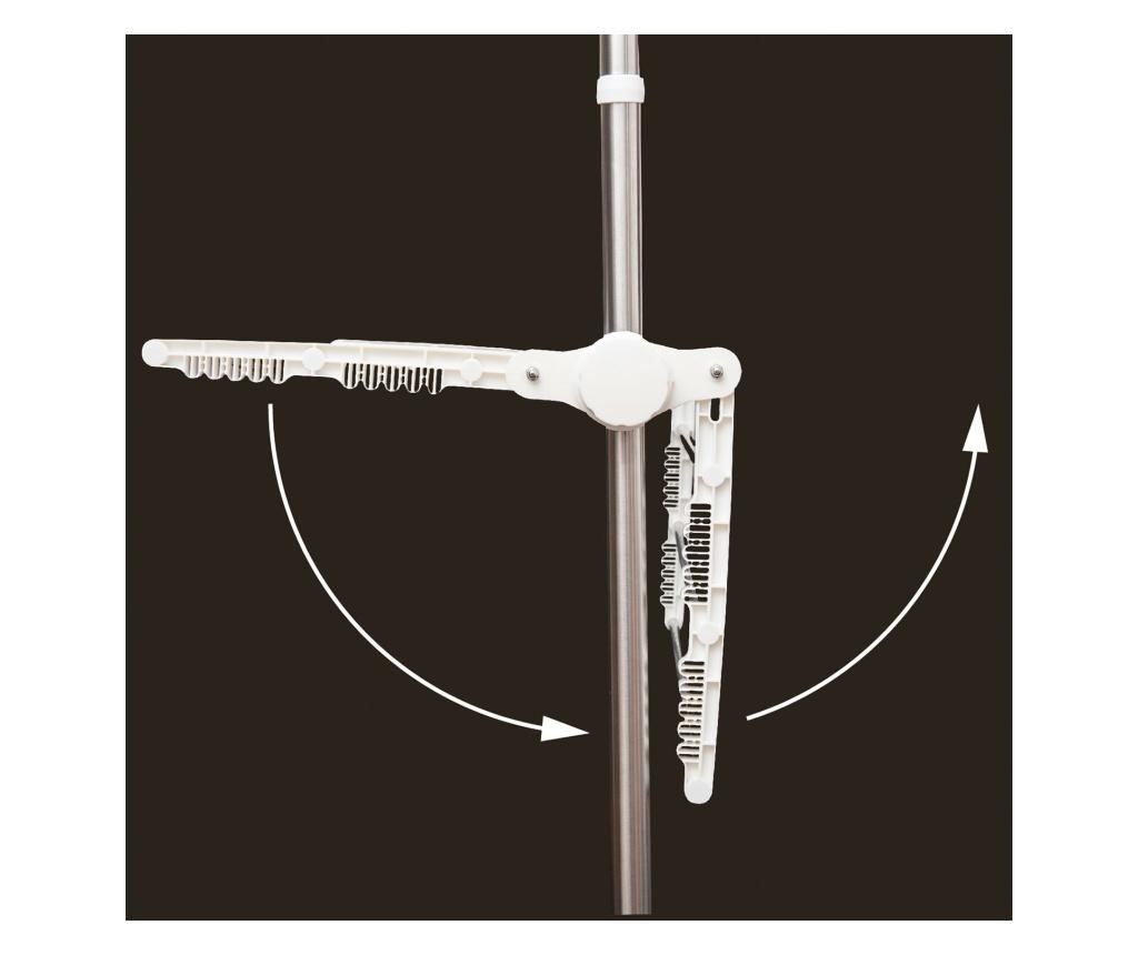 HomCom Prémium 3 szintes, állítható szárítórács - Deluxe rozsdamentes acél ruhaszárító, 81x28x10 cm - 7