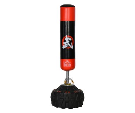 HOMCOM Sac de Box de Podea baza cu ventuzaa 3 arcuri amortizoare inaltime 180cm