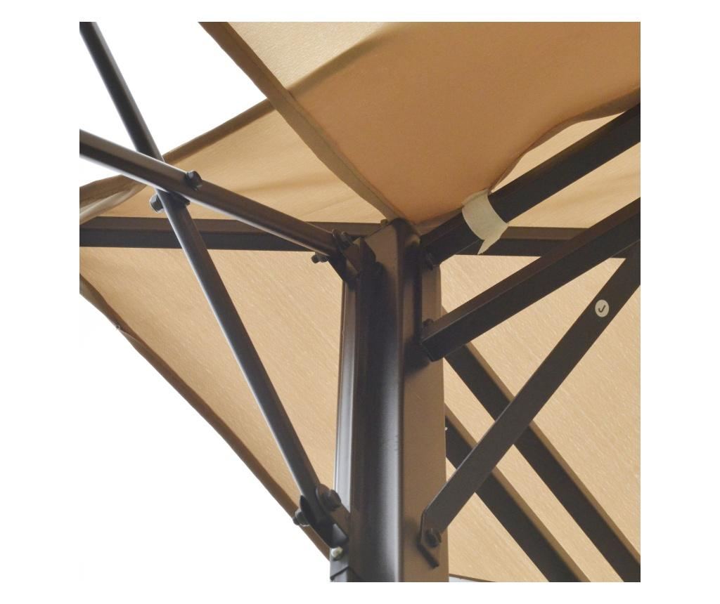 Outsunny Foisor Pavilion de Gradina cu acoperis dublu si panza detasabila - 8