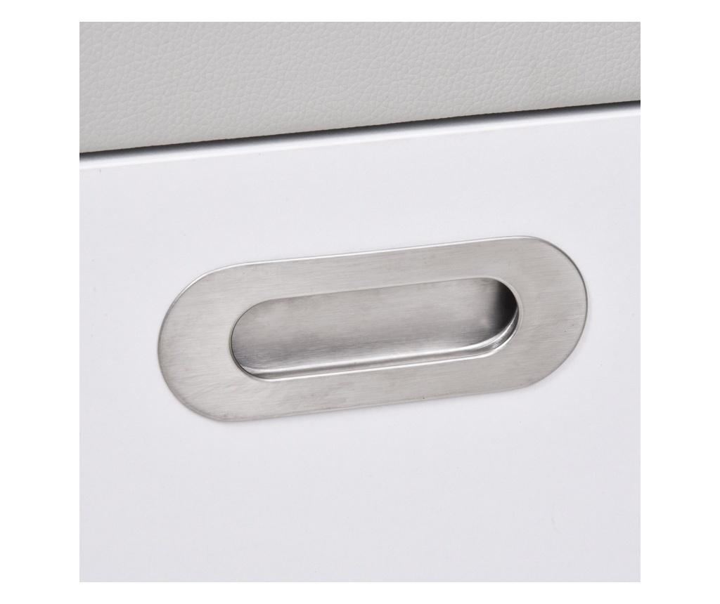 HOMCOM Dulap pentru Pantofi Space Saver cu Banca de Depozitare si Compartimente Deschise - 8