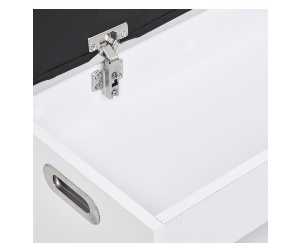 HOMCOM Dulap pentru Pantofi Space Saver cu Banca de Depozitare si Compartimente Deschise - 9