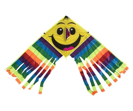 Zmeu din tesatura Smiley 3D, Multicolor, 110x44 cm