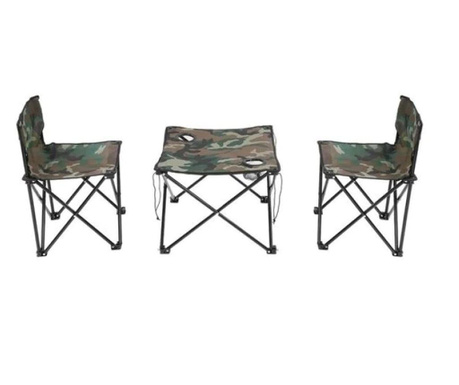 Set masa si scaune pentru camping picnic, pescuit sau plaja