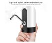 Pompa electrica pentru bidon de apa, Incarcare prin USB, indicator LED pt baterie, sticle pana la 20 de litri, Alb