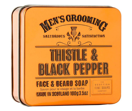 Сапун за лице и брада SCOTTISH FINE SOAPS Трън и Пипер 100 гр, за...