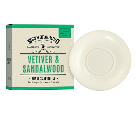 Сапун за бръснене SCOTTISH FINE SOAPS Ветивер и Сандалово дърво 100 гр, за мъже