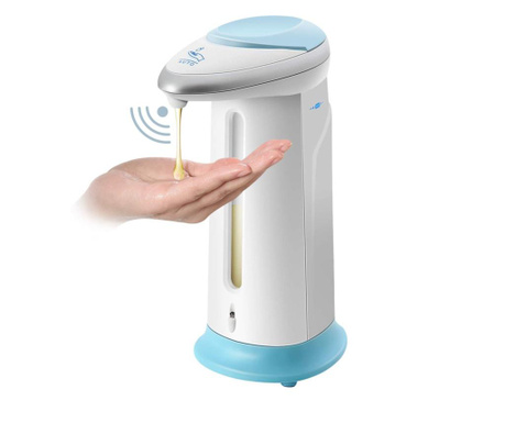 Автоматичен диспенсър за течен сапун със сензор за движение, 400ml, Бял