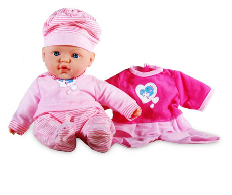 Интерактивна кукла бебе, 10 звука, Дрешки