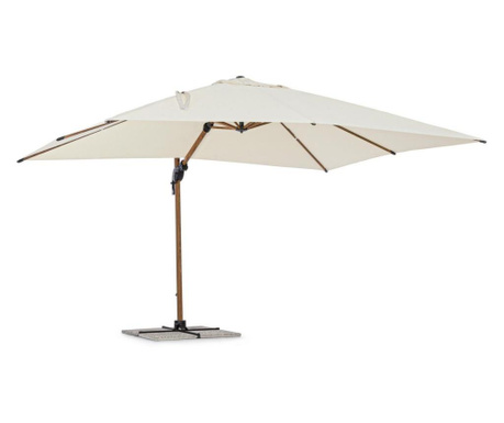 Градински чадър с Крака От Алуминийm И покрив Текстил Бежов Orion 400 См x 300 См x 260 h