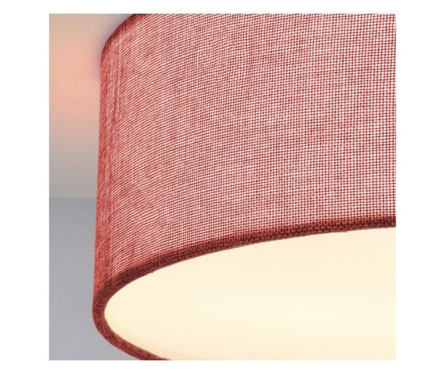 Plafonieră LED modernă cu abajur textil 20cm 20x6cm 12W