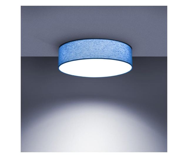 Plafonieră LED modernă cu abajur textil 20cm 20x6cm 12W