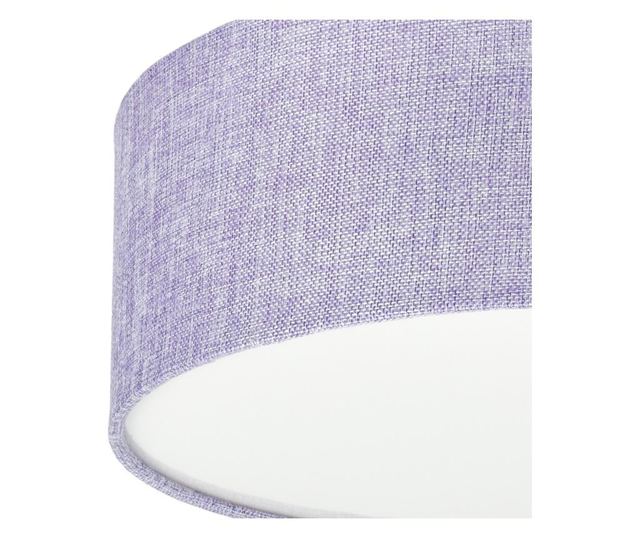 Plafonieră LED modernă cu abajur textil 20cm 20x6cm 12W