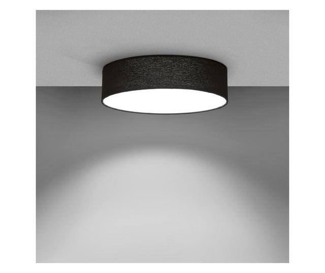 Plafonieră LED modernă cu abajur textil 20cm 20x6cm 12W