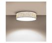 Plafonieră LED modernă cu abajur textil 20cm 20x6cm 12W