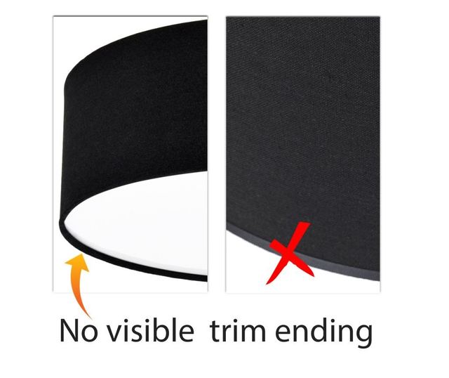 Plafonieră LED modernă cu abajur textil 20cm 20x6cm 12W