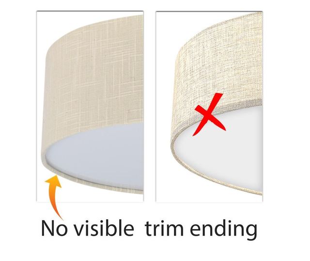 Plafonieră LED modernă cu abajur textil 20cm 20x6cm 12W