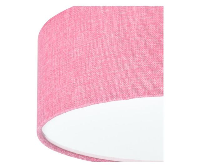 Plafonieră LED modernă cu abajur textil 20cm 20x6cm 12W