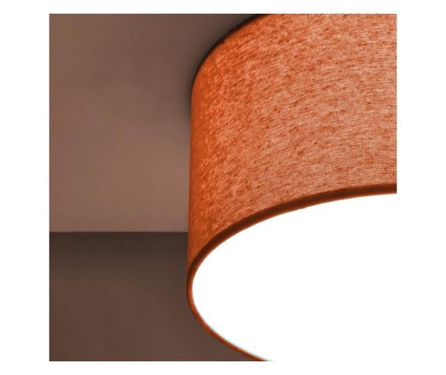 Plafonieră LED modernă cu abajur textil 20cm 20x6cm 12W