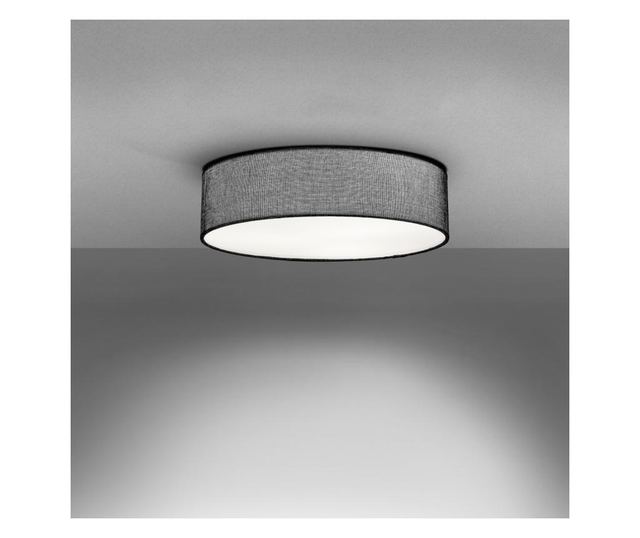 Plafonieră LED modernă cu abajur textil 20cm 20x6cm 12W