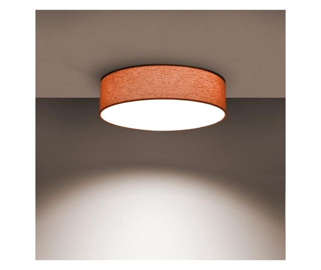 Plafonieră LED modernă cu abajur textil 20cm 20x6cm 12W