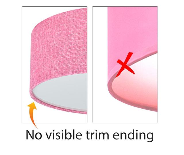 Plafonieră LED modernă cu abajur textil 20cm 20x6cm 12W