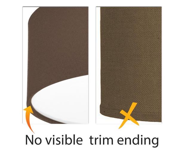 Plafonieră LED modernă cu abajur textil 20cm 20x6cm 12W