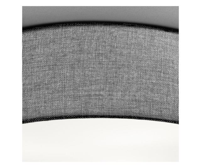 Plafonieră LED modernă cu abajur textil 20cm 20x6cm 12W