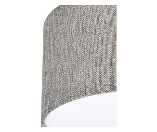 Plafonieră LED modernă cu abajur textil 20cm 20x6cm 12W