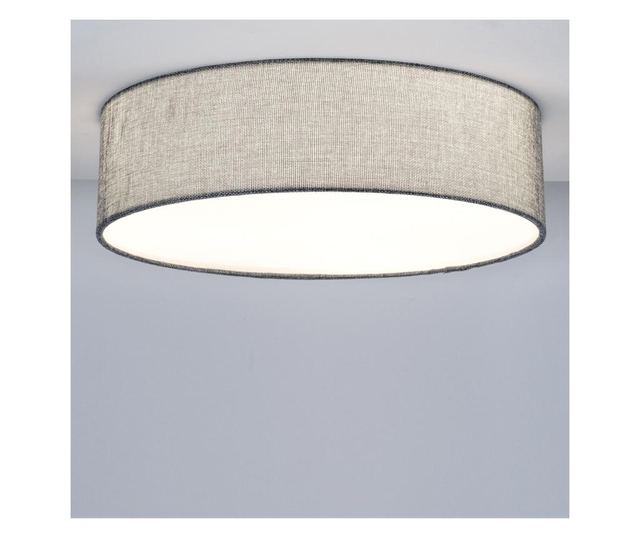 Plafonieră LED modernă cu abajur textil 20cm 20x6cm 12W