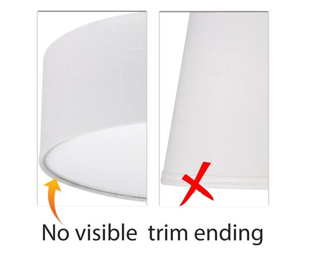 Plafonieră LED modernă cu abajur textil 20cm 20x6cm 12W