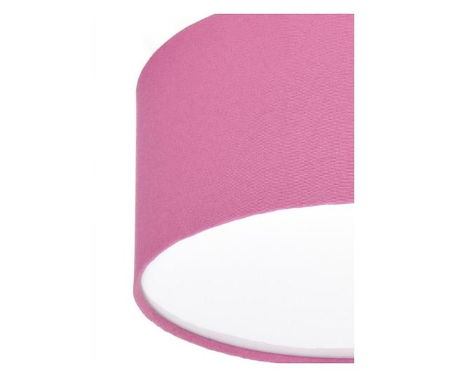 Plafonieră LED modernă cu abajur textil 20cm 20x6cm 12W