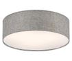 Plafonieră LED modernă cu abajur textil 20cm 20x6cm 12W