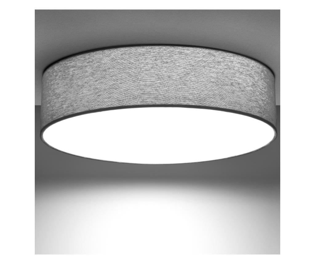 Plafon cu abajur textil 59cm 59x13 cm - 2