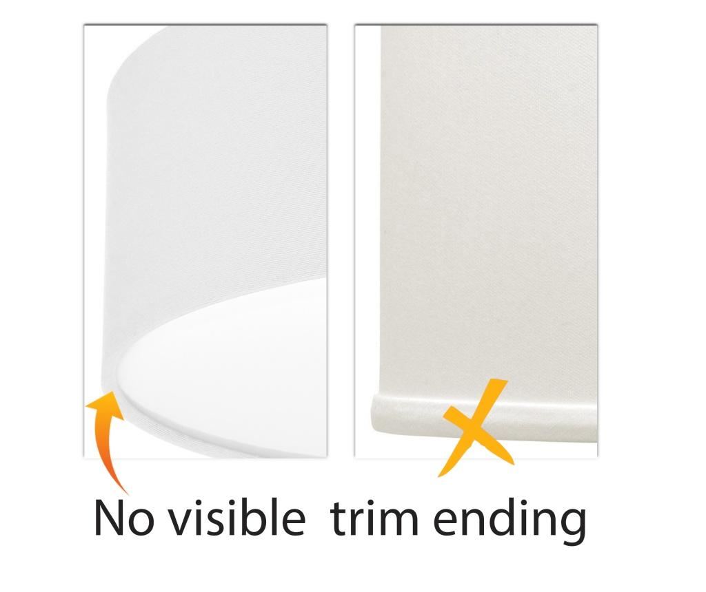 Plafon cu abajur textil 59cm 59x13 cm - 3