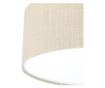 Plafon cu abajur textil 59cm 59x13 cm